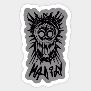 Scary Monster Design v1, Truth seeker, Printed Truth Gift Idea! Sticker